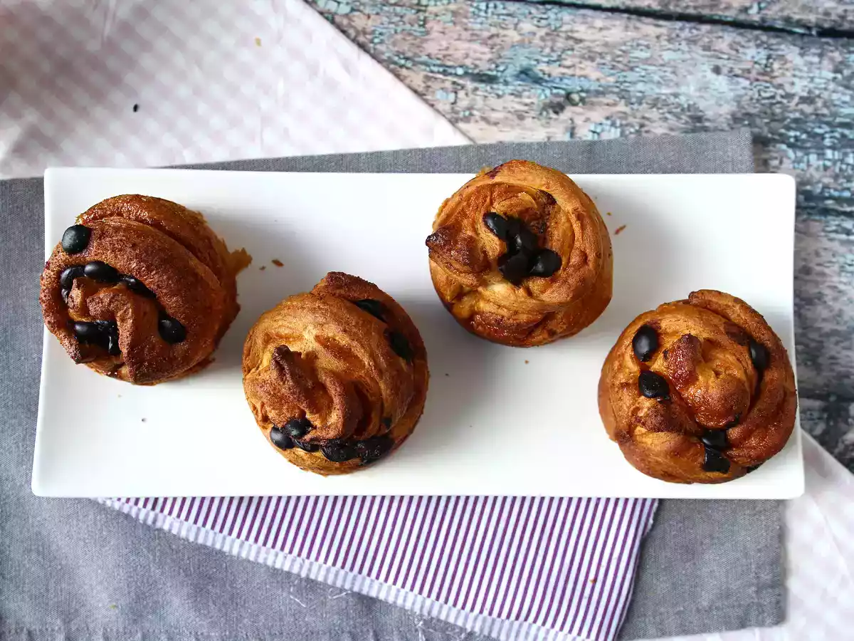 Cruffins recheados com creme e chocolate: a irresistível combinação de croissant e muffin - foto 5