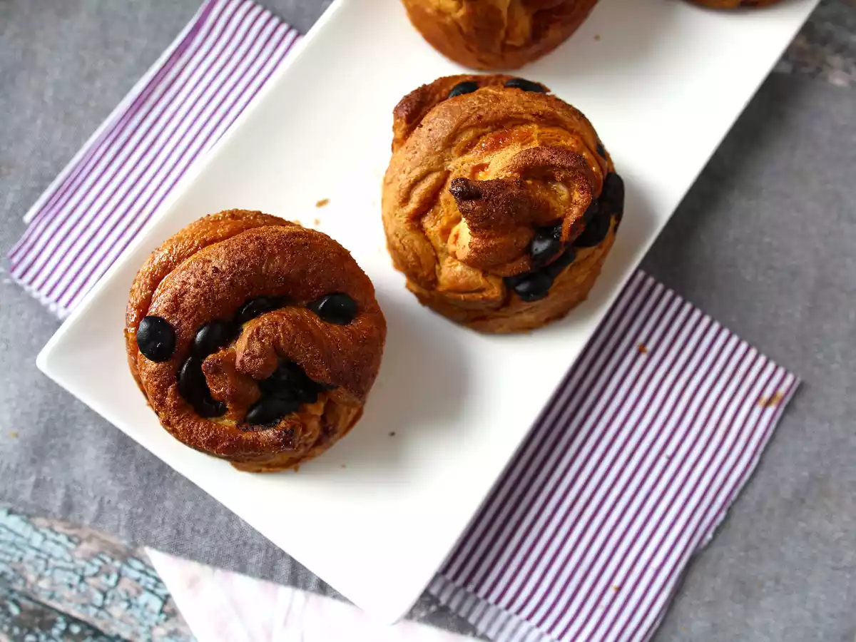 Cruffins recheados com creme e chocolate: a irresistível combinação de croissant e muffin - foto 7