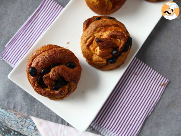 Cruffins recheados com creme e chocolate: a irresistível combinação de croissant e muffin - foto 7