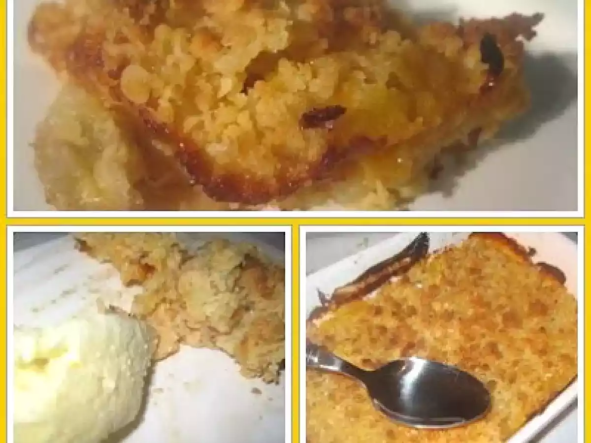 Crumble de Banana e Limão