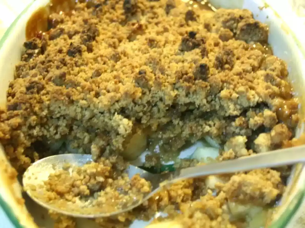 Crumble de maçã com nozes e canela - foto 12