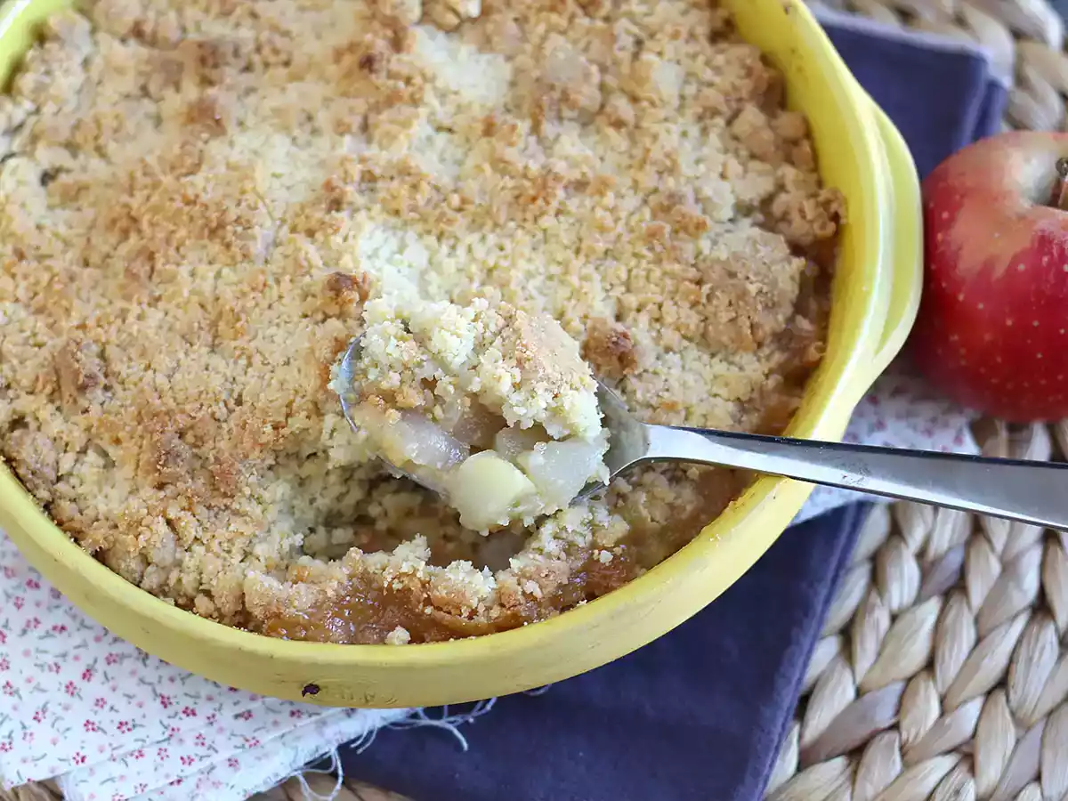 Crumble de maçã e pera - foto 3