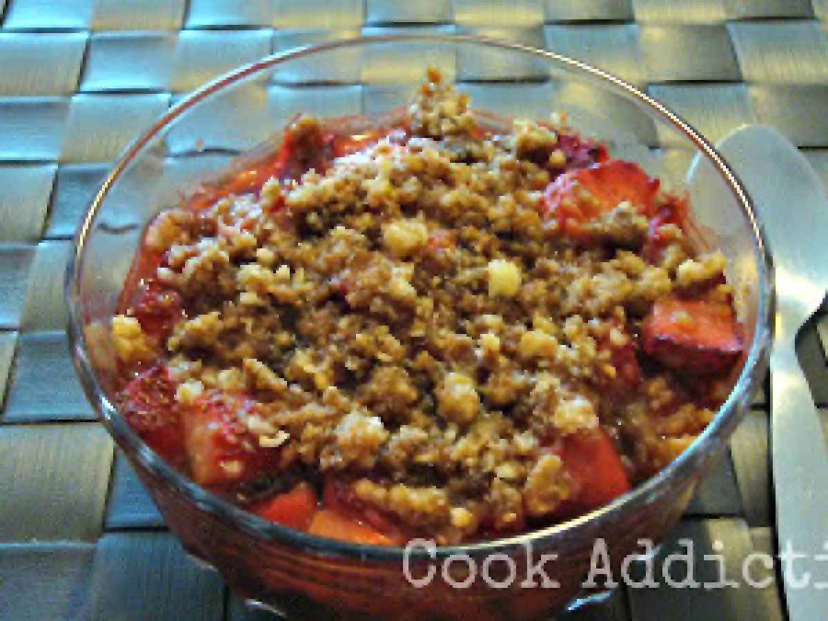 Crumble de morango