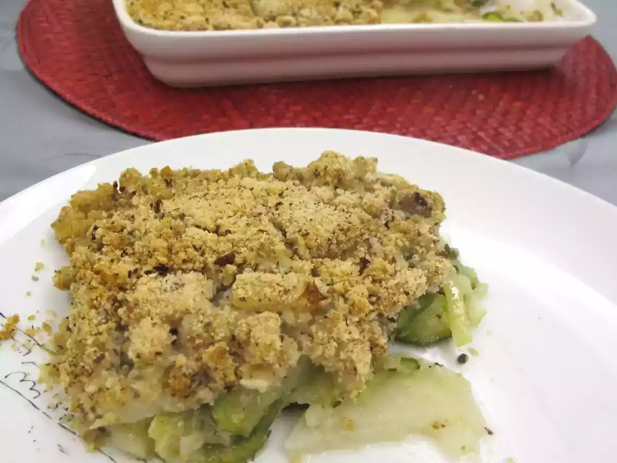 Crumble de vegetais