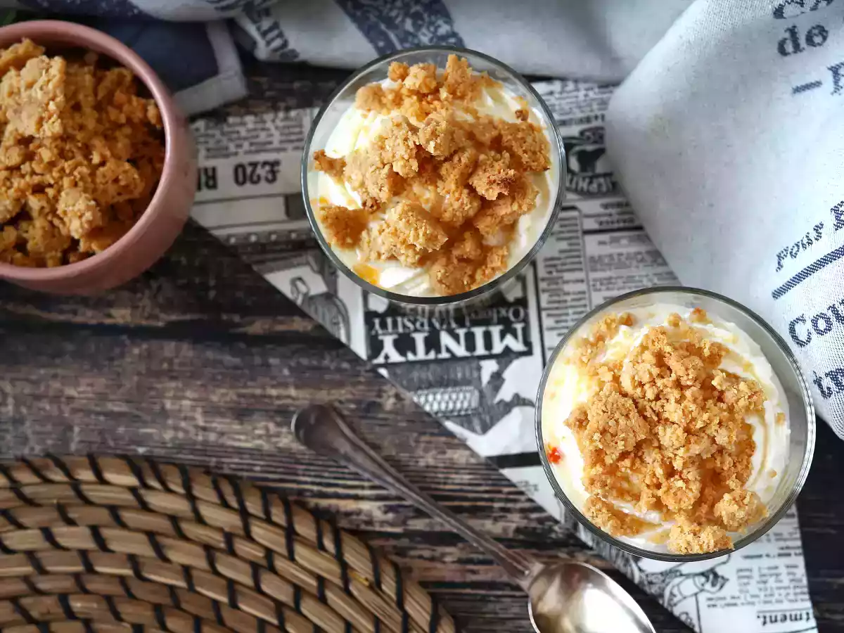 Crumble salgado de parmesão e ervilhas - foto 3