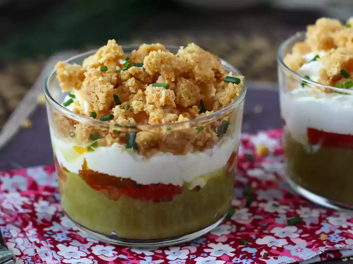 Crumble salgado de parmesão e ervilhas - foto 5