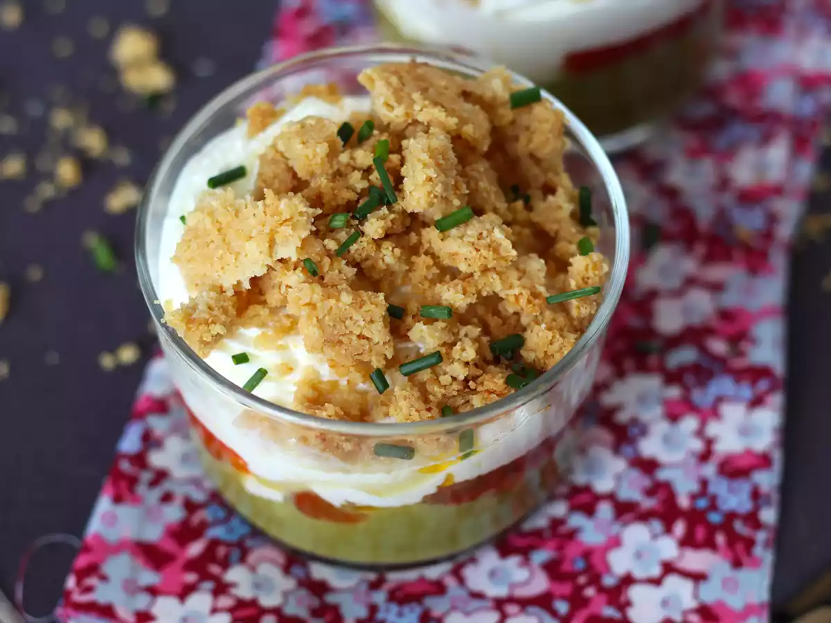 Crumble salgado de parmesão e ervilhas - foto 6