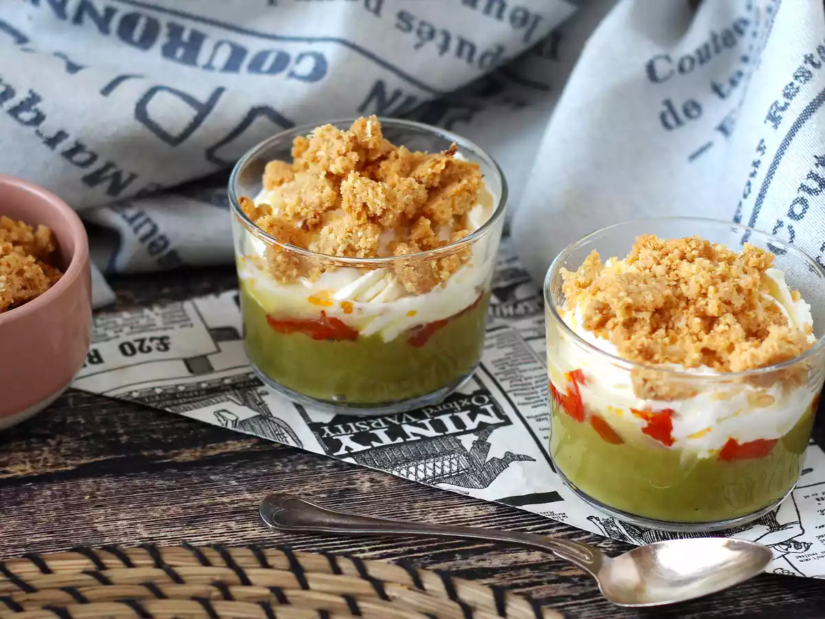 Crumble salgado de parmesão e ervilhas - foto 7