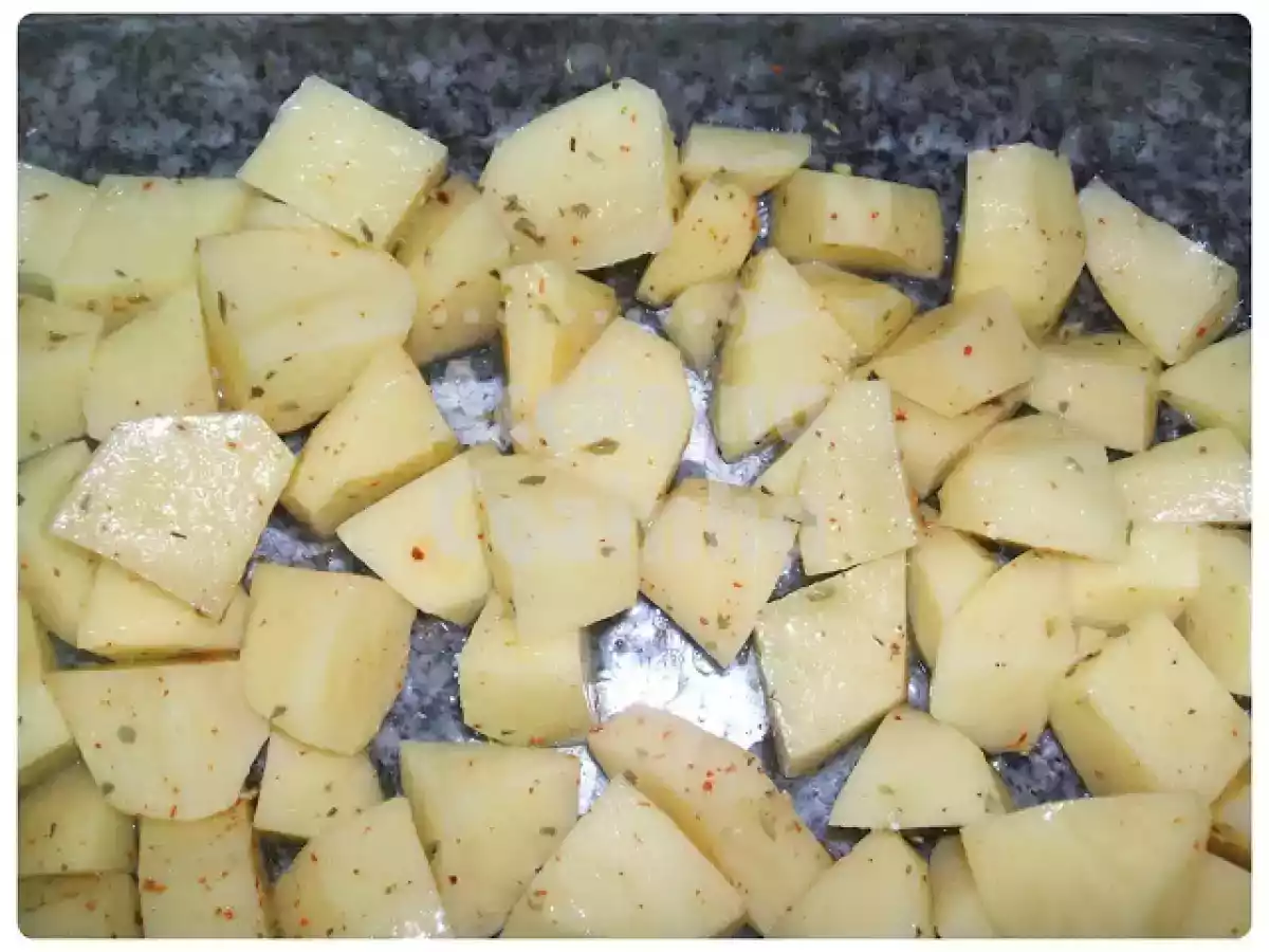 Cubinhos de frango com legumes na actifry - foto 3