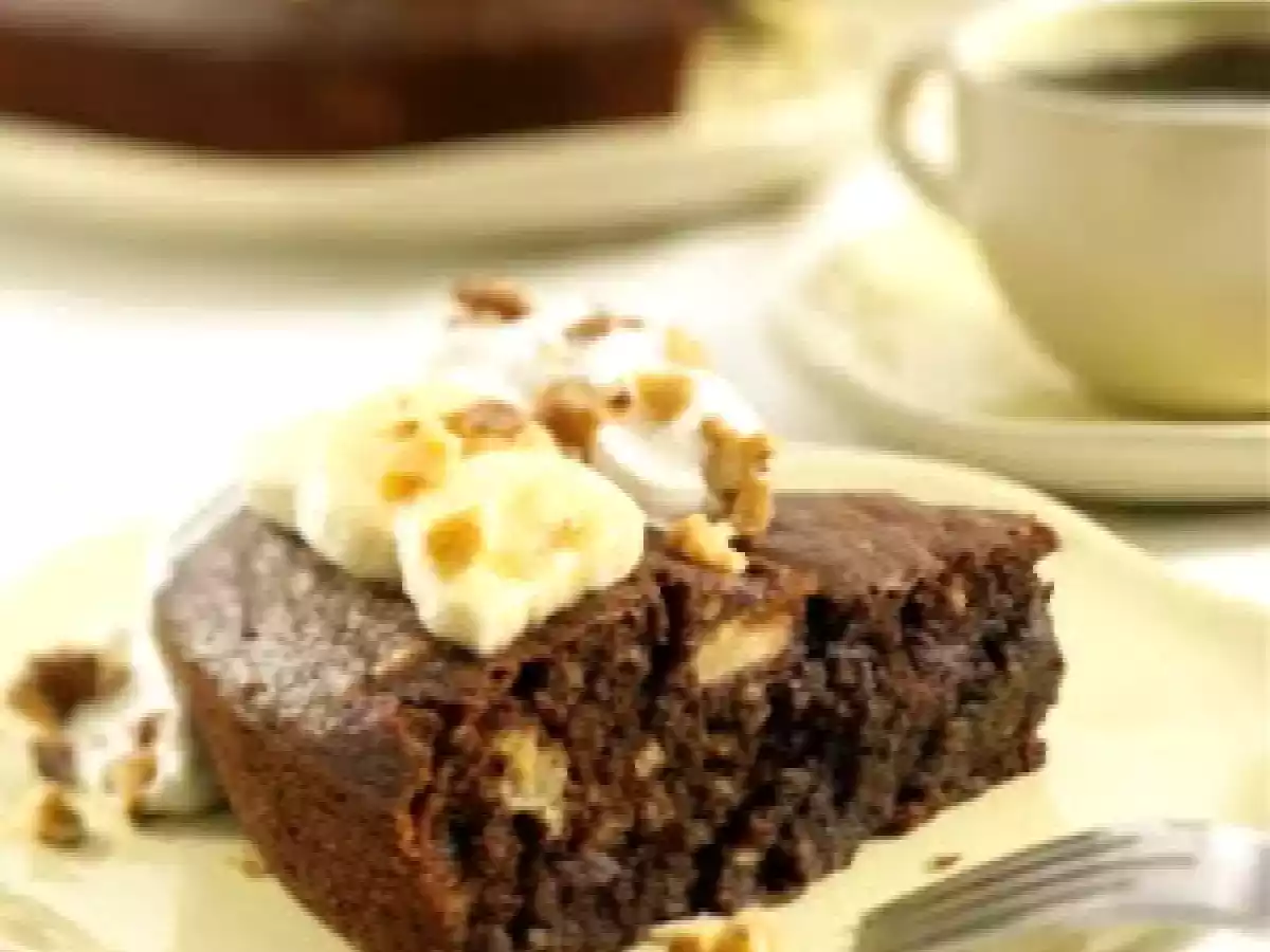 Cuca de Banana e Chocolate