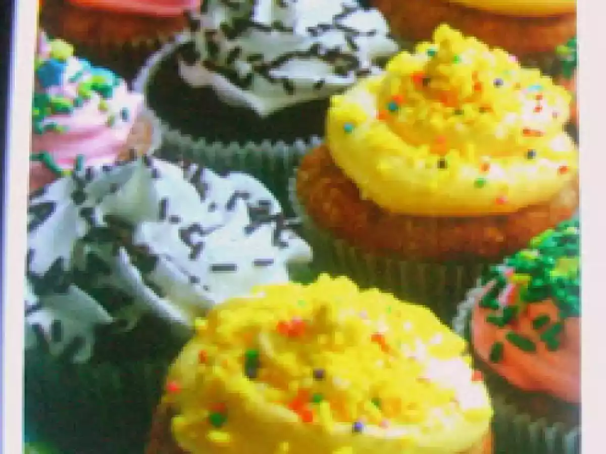 Cupcake de banana e coco