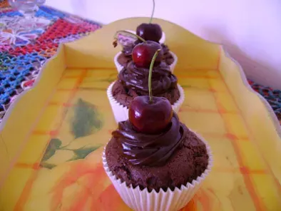 Cupcake de chocolate da chef Carole Crema
