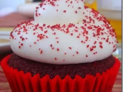 Cupcake Red Velvet sem corante!