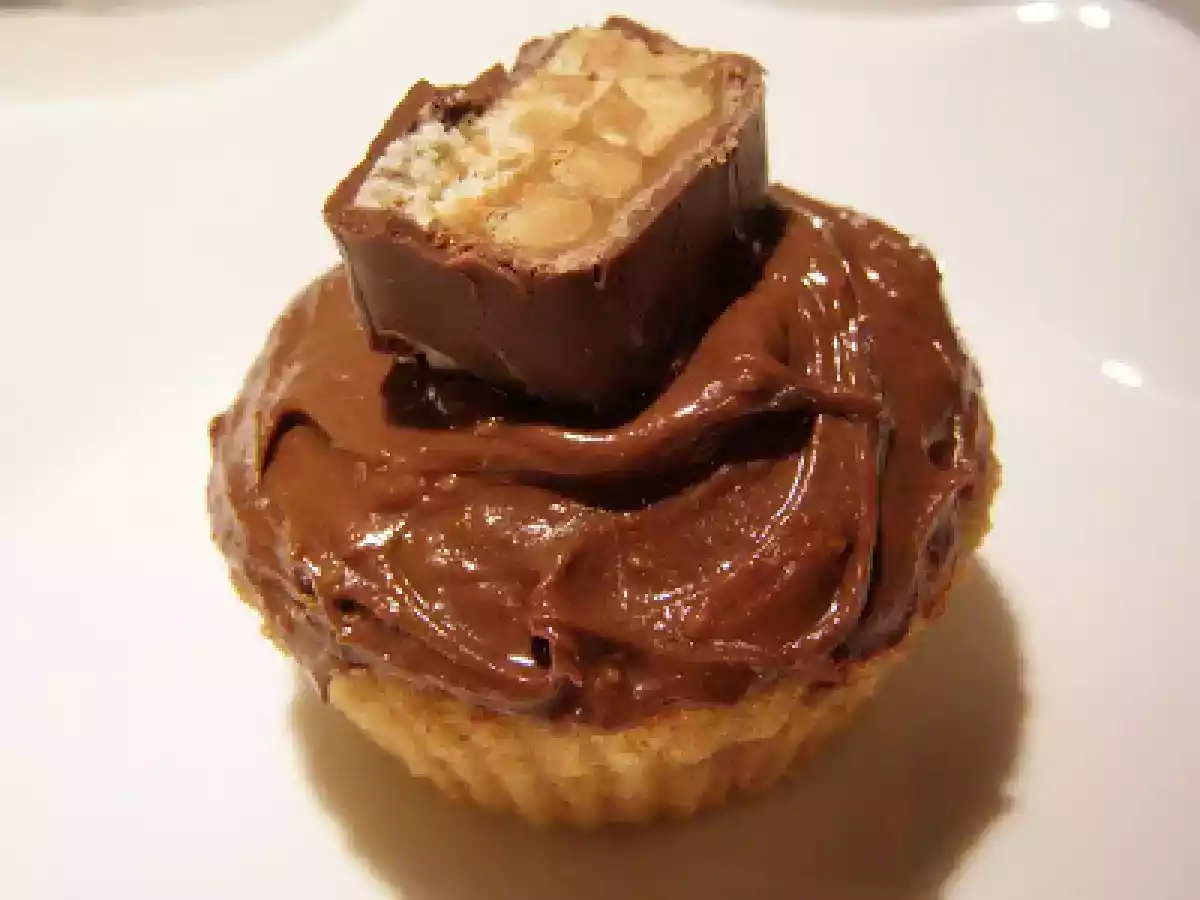 Cupcakes com manteiga de amendoim