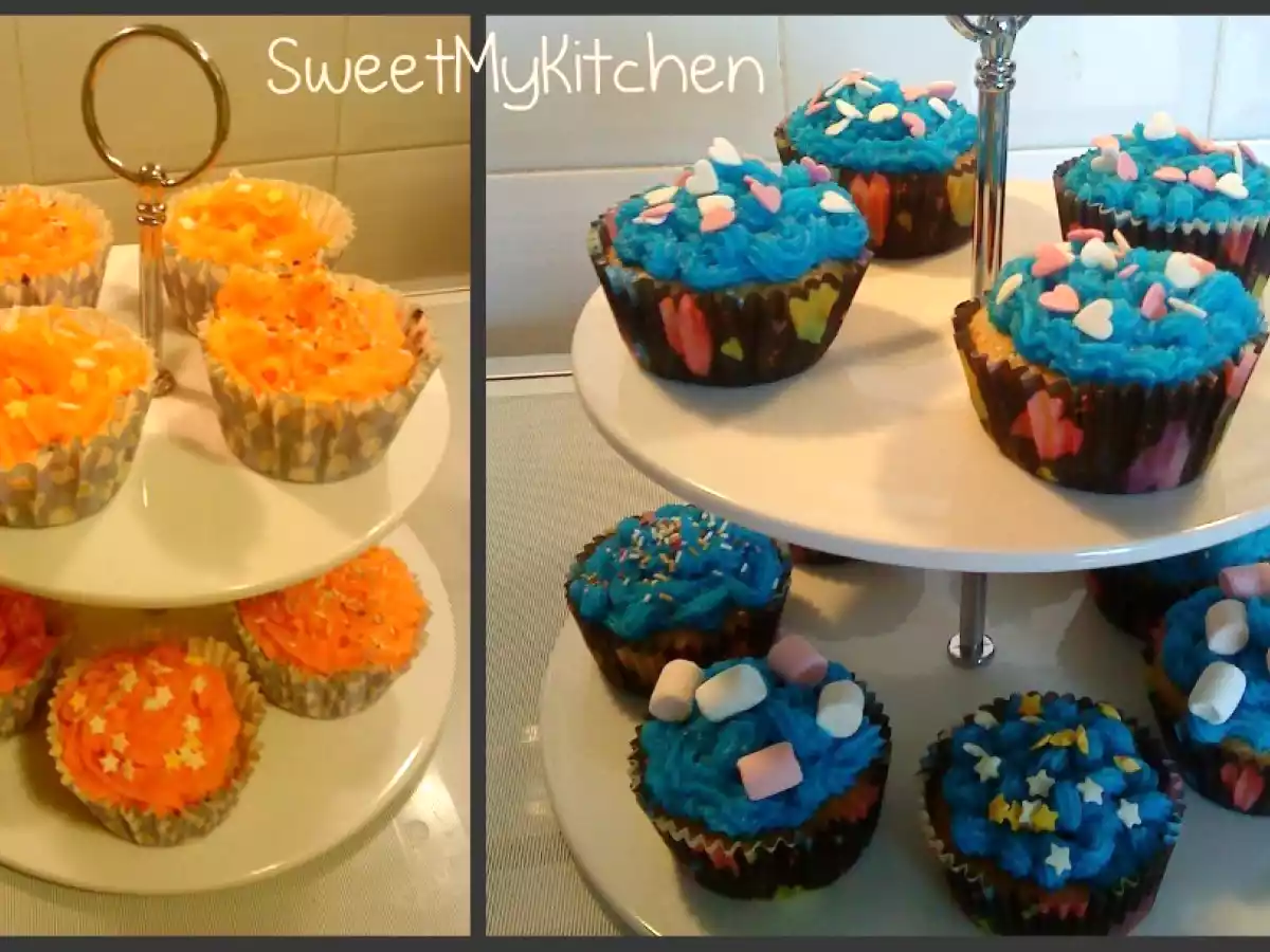 Cupcakes de Baunilha com frosting de baunilha - Bimby