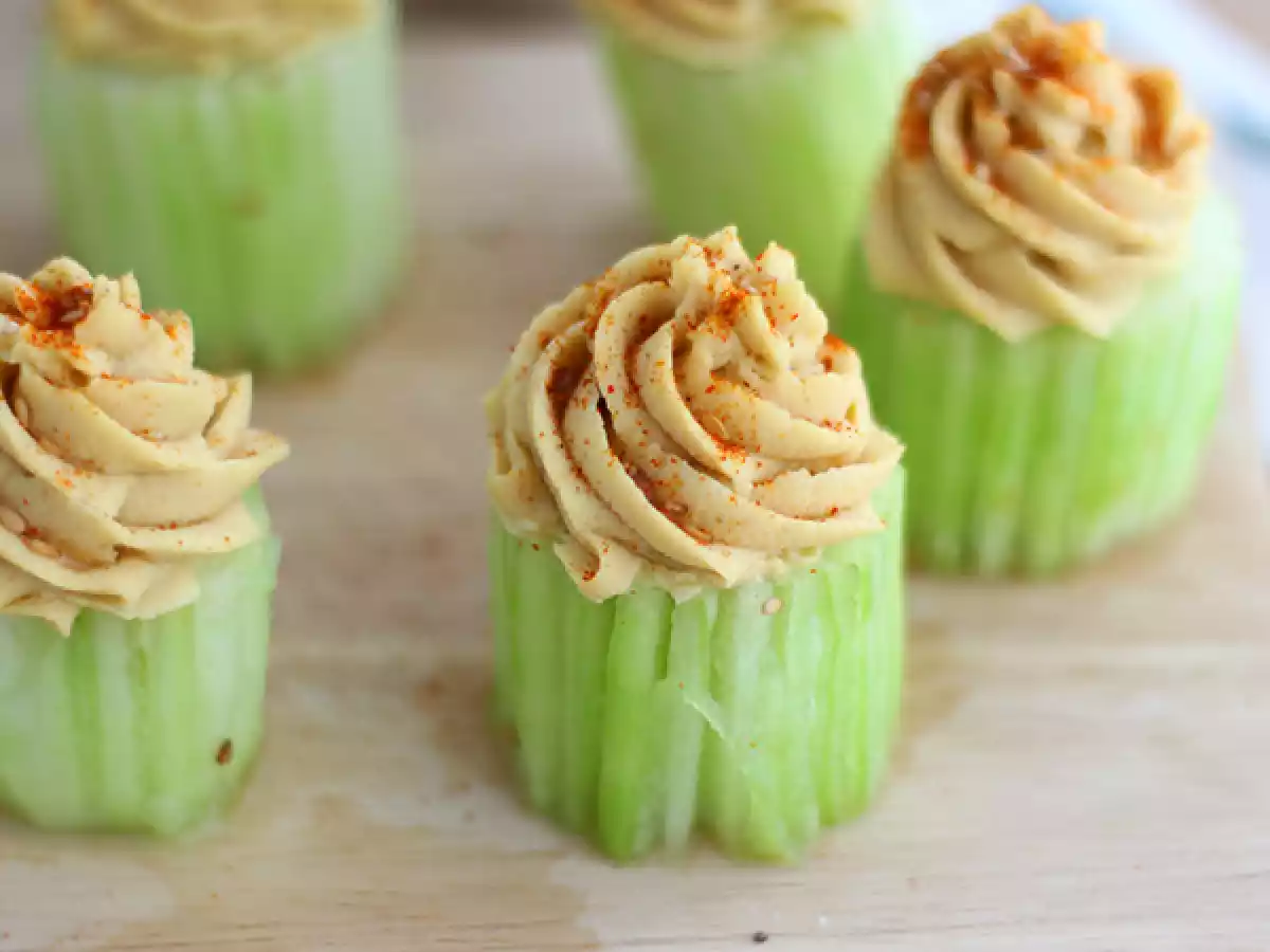 Cupcakes de pepino