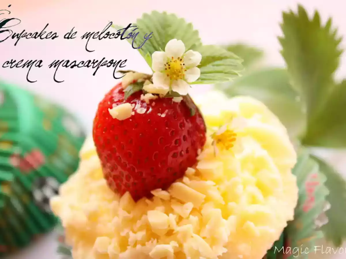 Cupcakes de pêssego & creme mascarpone - foto 2
