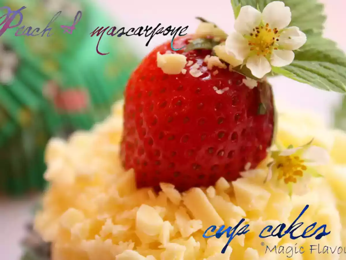 Cupcakes de pêssego & creme mascarpone - foto 3