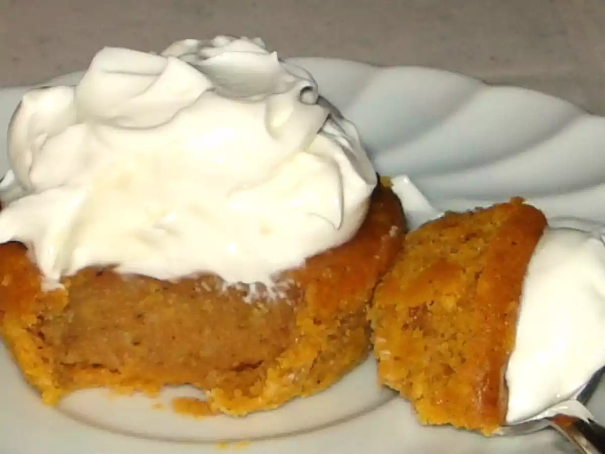 Cupcakes impossíveis de tarte de abóbora com creme de côco - foto 2
