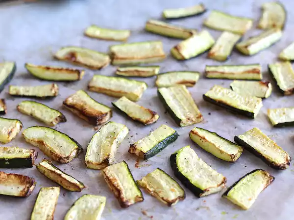 Receita Curgete (abobrinha) assada no forno!