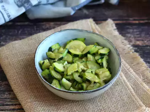 Receita Curgete (abobrinha) cozida