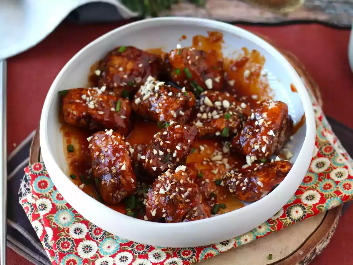 Dakgangjeong, o frango frito coreano picante com molho gochujang - foto 3