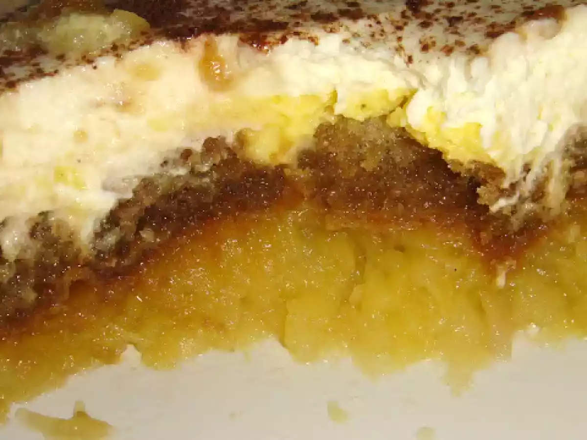 Delicia Fresca de Bolacha e Maçã