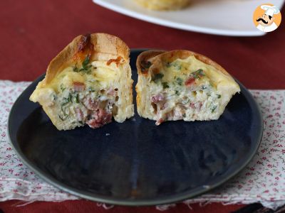 Deliciosas mini quiches feitas com tortilha! - foto 5