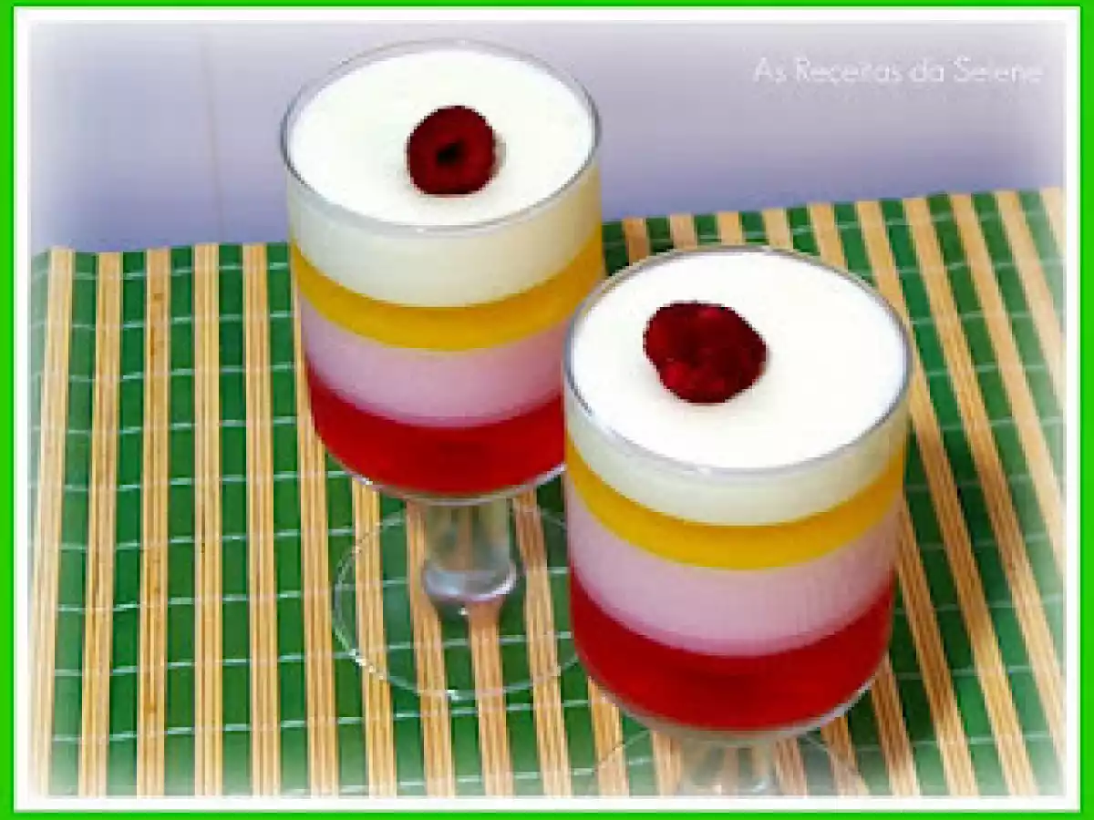 Doce de Gelatina Arco Iris