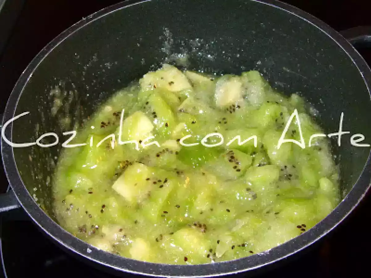Doce de kiwi com açucar gelificante - foto 2