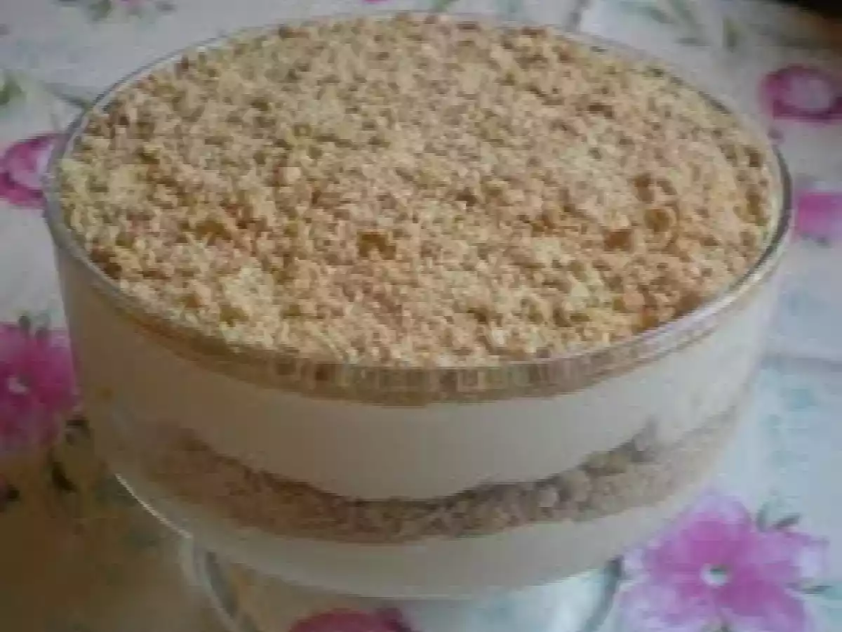 Doce de natas e baunilha