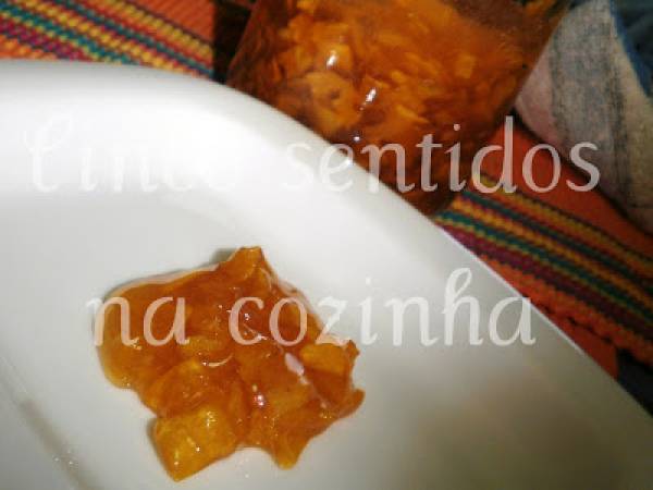 Receita de Geleia de pêssego e laranja, Receita