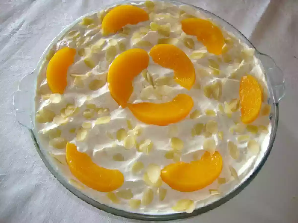 DOCE DE QUEIJO E PÊSSEGO