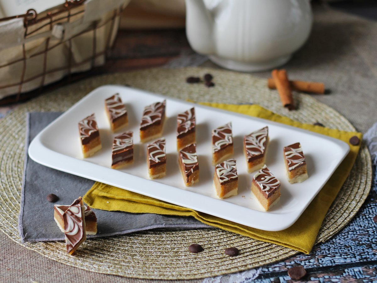 Doce marroquino Rkhama com amendoim e chocolate, fácil e sem forno - foto 5