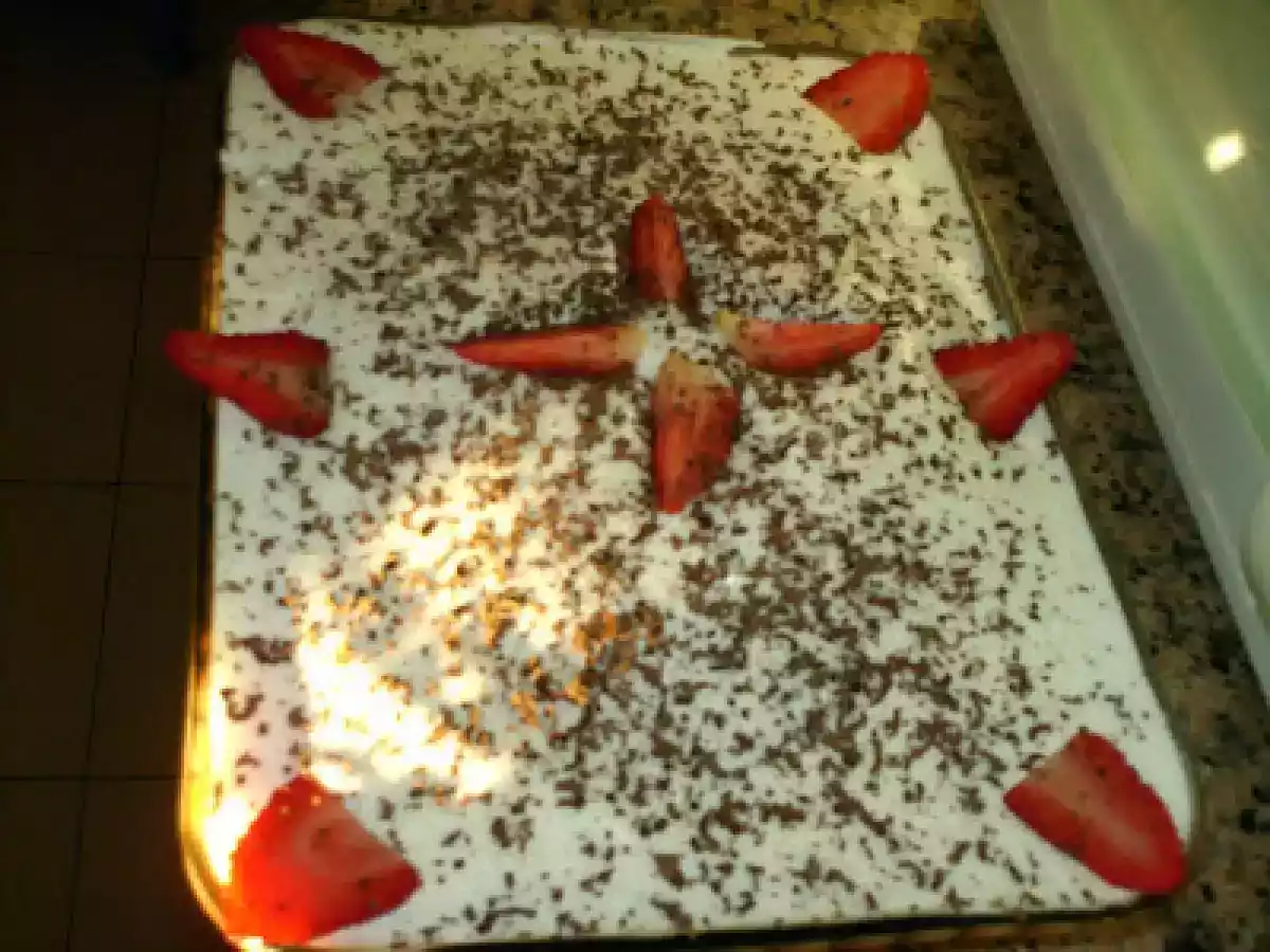 Doce sucesso de morango