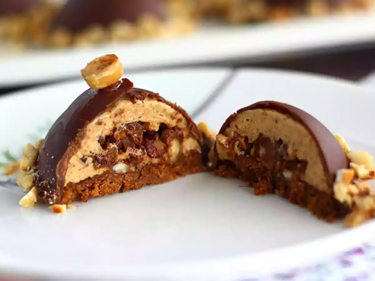 Domos de chocolate e avelã - foto 4