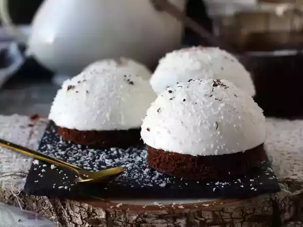 Receita Domos de chocolate e coco, tão lindos quanto deliciosos