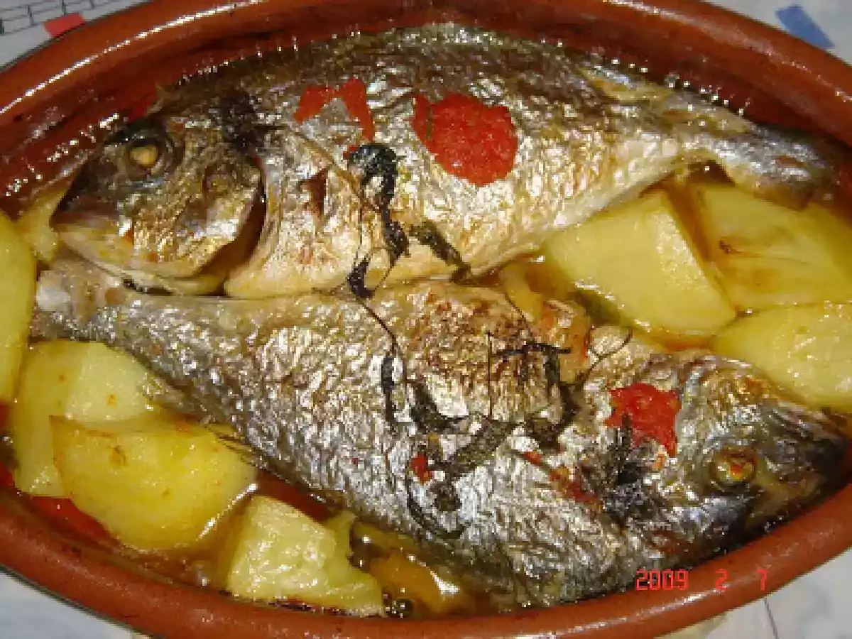 Dourada Assada no Forno