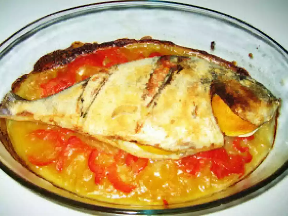Dourada no forno