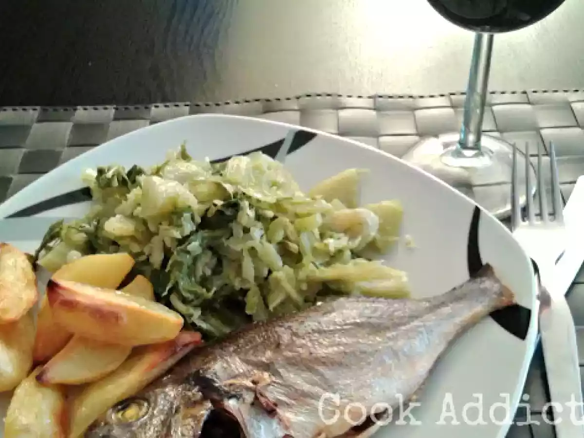Dourada no forno com batatas
