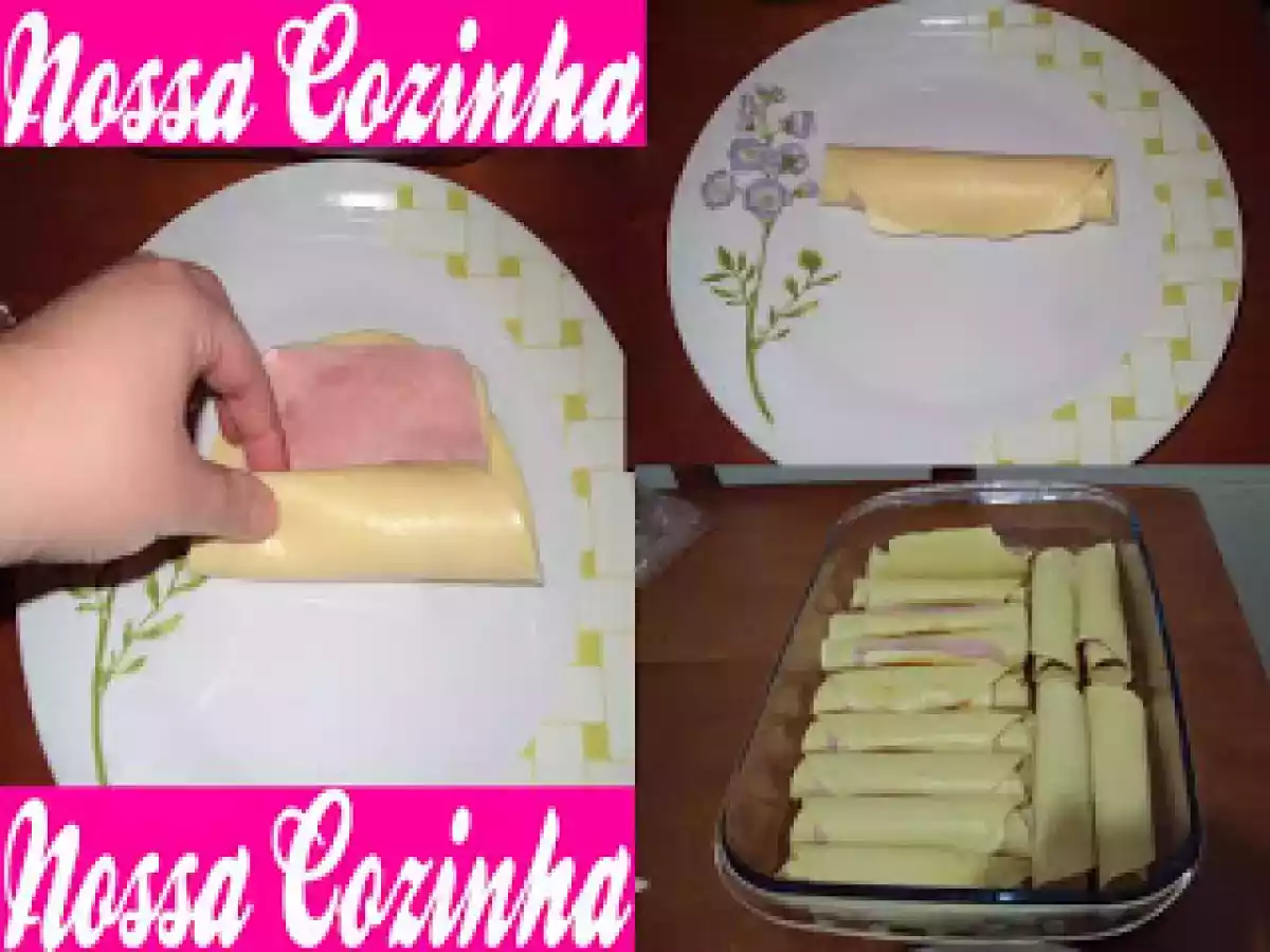 E o escolhido foi...canelone com massa de pastel! - foto 2