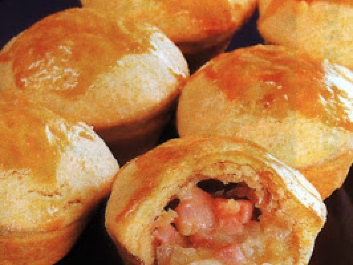 Empada de Bacon e Fiambre