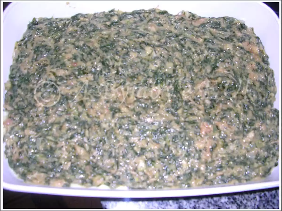 Empadão de alheira com esparregado de nabiças - foto 2