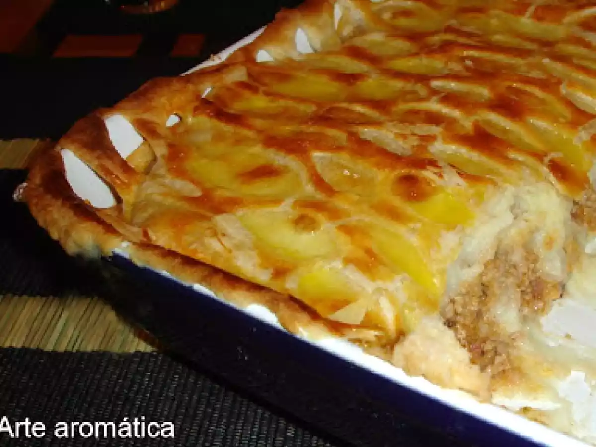 Empadão de Carne com massa folhada