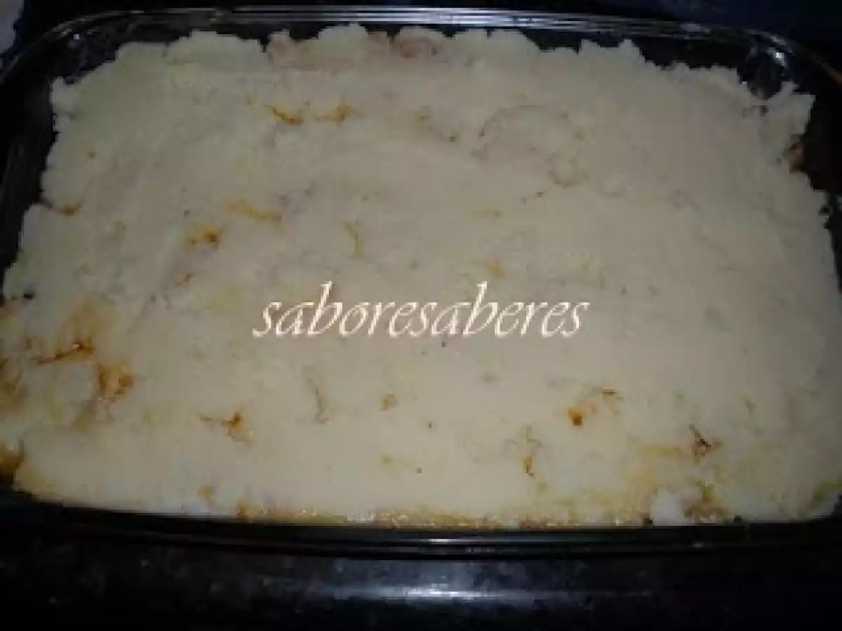 Empadão de Carne com puré e Espinafres - foto 7
