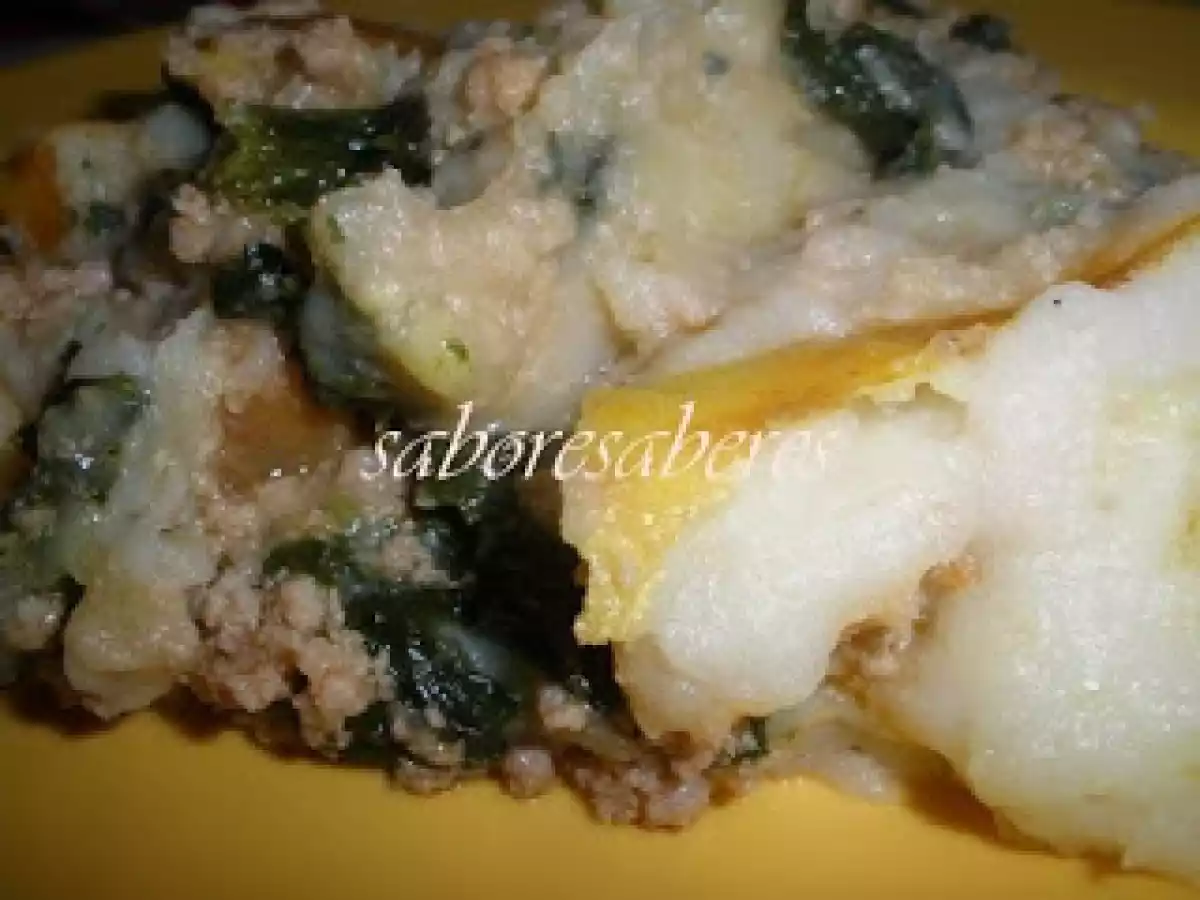 Empadão de Carne com puré e Espinafres - foto 10