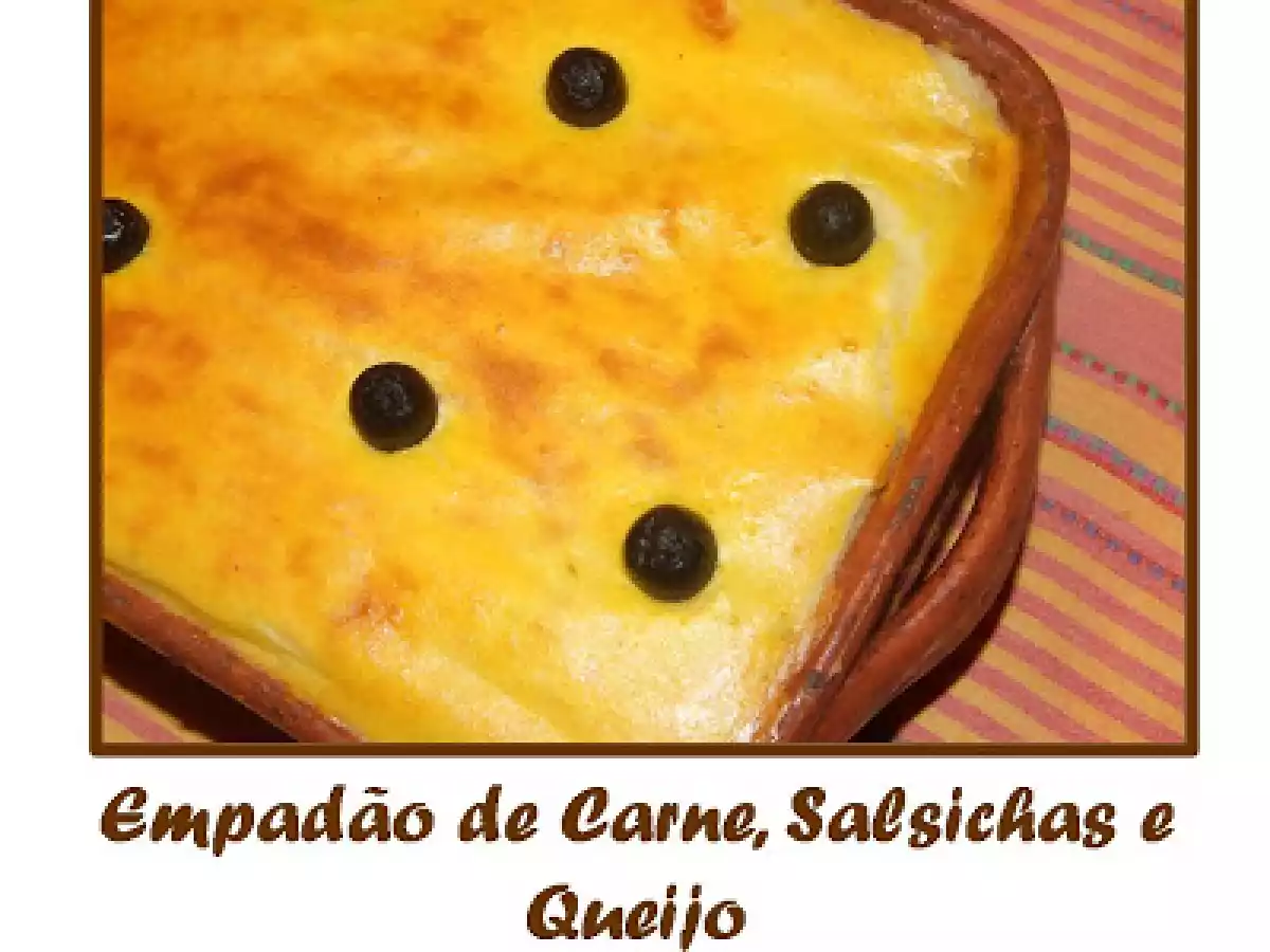 Empadão de Carne, Salsicha e Queijo - foto 2