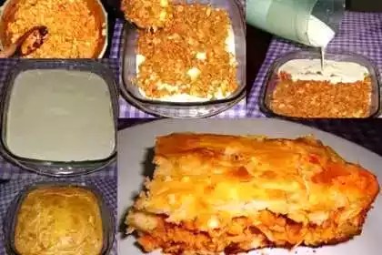 Empadão de frango no liquidificador!