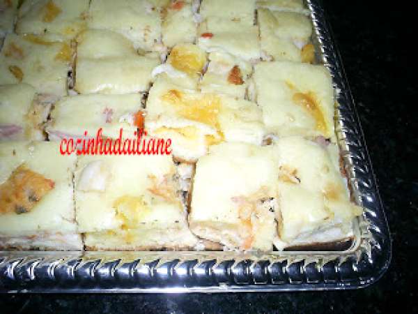 Empadão de palmito de liquidificador