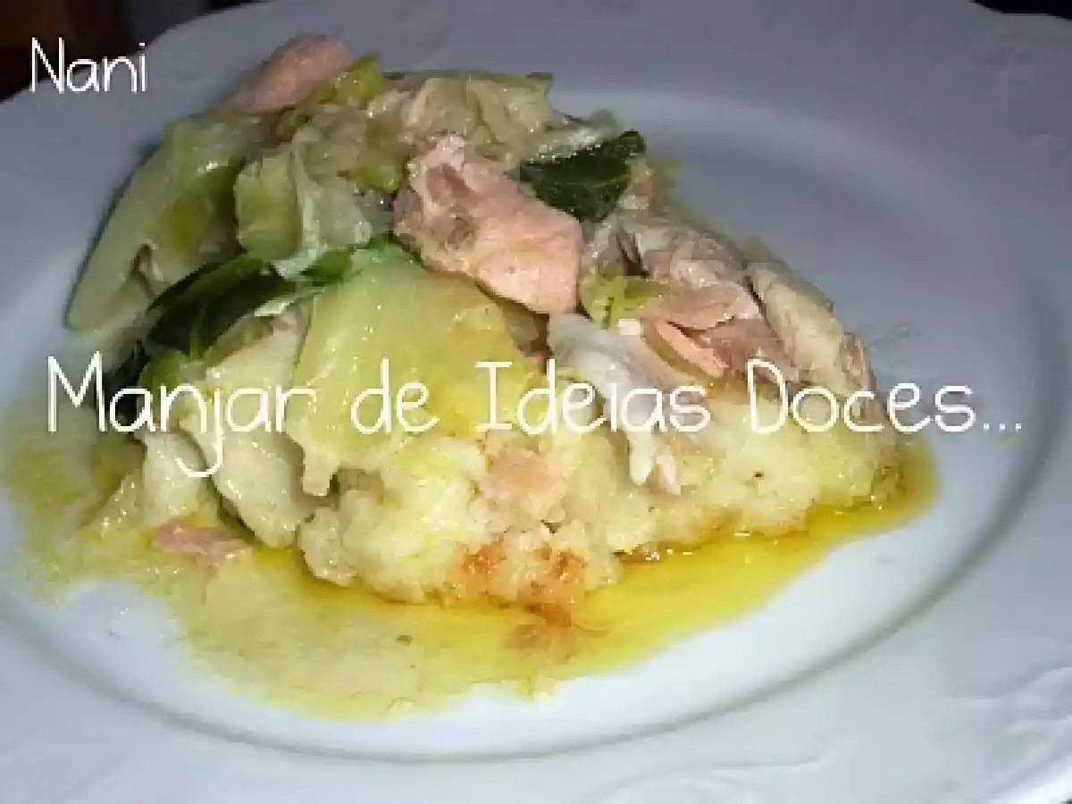 Empadão de Salmão com Couve